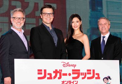 『シュガー・ラッシュ：オンライン』来日会見に監督＆プロデューサーと、菜々緒が登場！