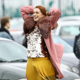 アン・ハサウェイが撮影中にハプニング