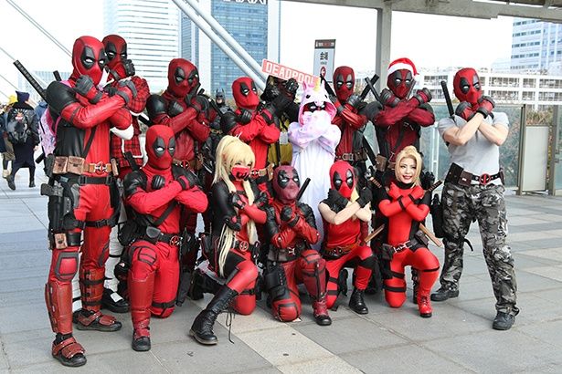 人気のコスプレだったデッドプール