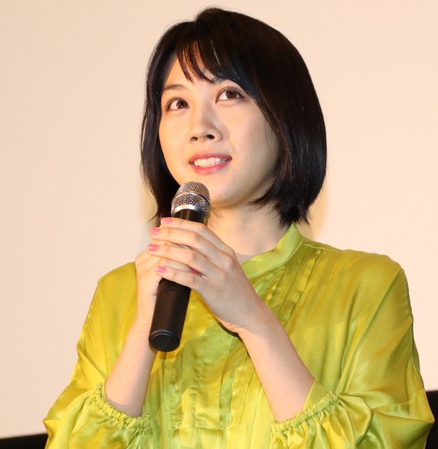 舞台挨拶に登壇した松本穂香