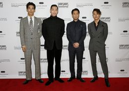 LAにダンススクールを開校し日米のエンタテイメント業界をつなぐLDHの面々。左から、小林直己、EXILE AKIRA、EXILE HIRO、今市隆二