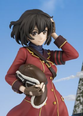 1月から放送中の新アニメ「荒野のコトブキ飛行隊」のフィギュアが早くも登場！(「フィギュアーツZERO キリエ」)