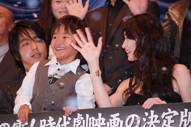 『桜田門外ノ変』で親子を演じた大沢たかお、長谷川京子、加藤清史郎