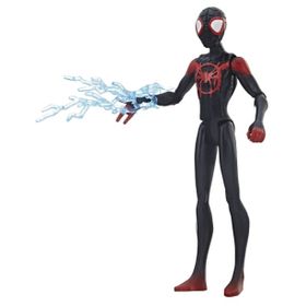 黒のコスチュームがクールなマイルス版(『スパイダーマン：スパイダーバース』【ハズブロ アクションフィギュア】6インチ「ベーシック」ウェーブ1 スパイダーマン(マイルス・モラレス)