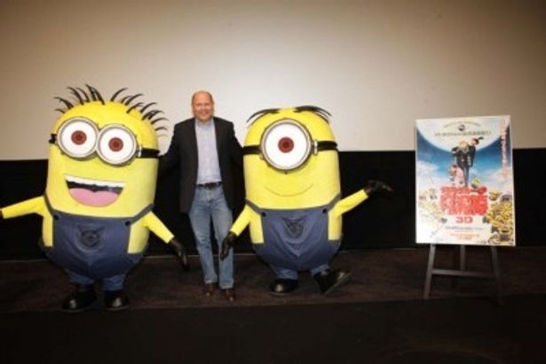 東京国際映画祭にて『怪盗グルーの月泥棒 3D』の舞台挨拶を行ったプロデューサーのクリス・メレダンドリ