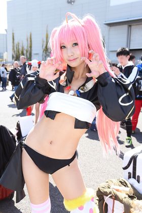 「転生したらスライムだった件」のミリムに扮する望月もち子さん