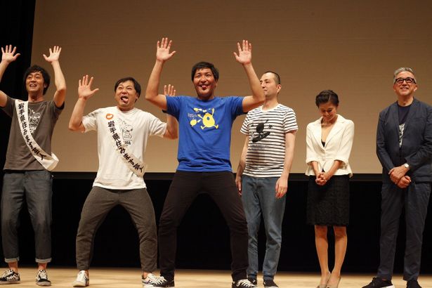 劇中でも登場したハカを壇上で披露！