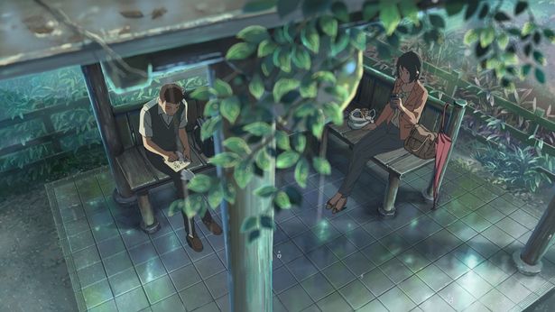 雨の日にだけ会う2人の「恋」と「孤悲(こい)」の物語を描く『言の葉の庭』