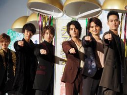 映画『チア男子』初日舞台挨拶に登壇した横浜流星、中尾暢樹たち