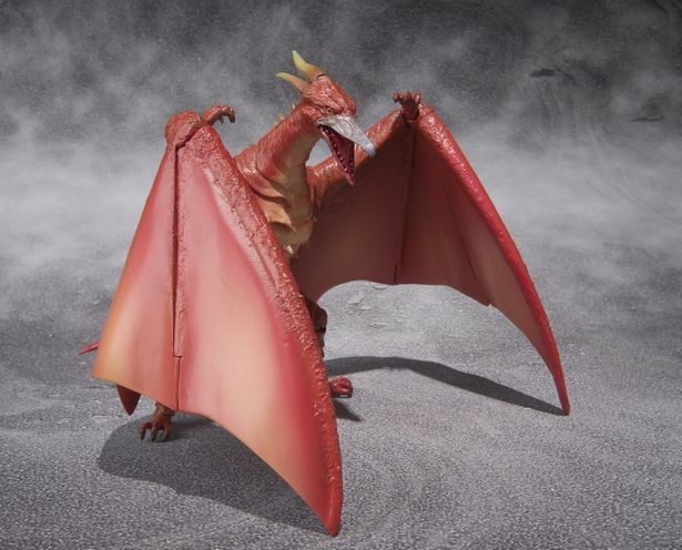 さまざまなパーツの可動が可能なこだわりのアイテム(「S.H.MonsterArts ファイヤーラドン」)