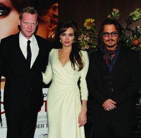 『ツーリスト』ワールドプレミアに出席した一同