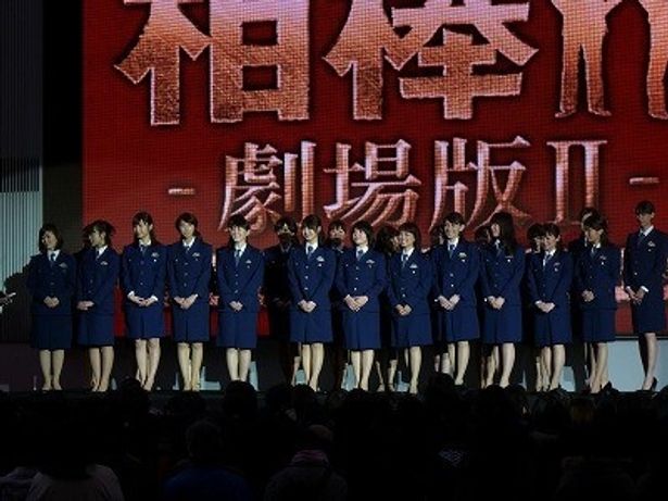 宣伝大使を務めるANN系列全24局の女子アナウンサーが婦警姿で登場