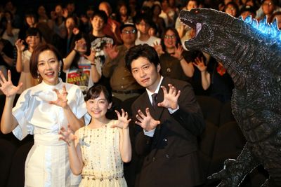 『ゴジラ キング・オブ・モンスターズ』の初日舞台挨拶が開催