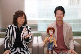 『トイ・ストーリー4』の声優を務める唐沢寿明と主題歌を担当したダイアモンド☆ユカイ