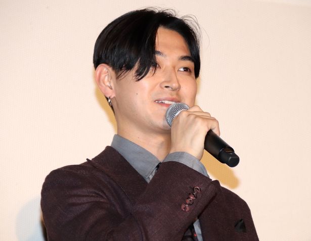 舞台挨拶に登壇した松田翔太