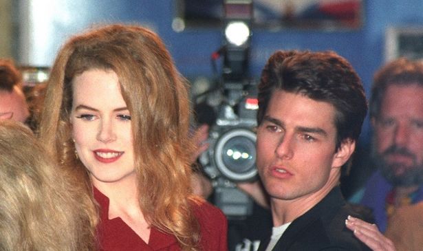 90年代、目を引く美男美女カップルのトムとニコール・キッドマン