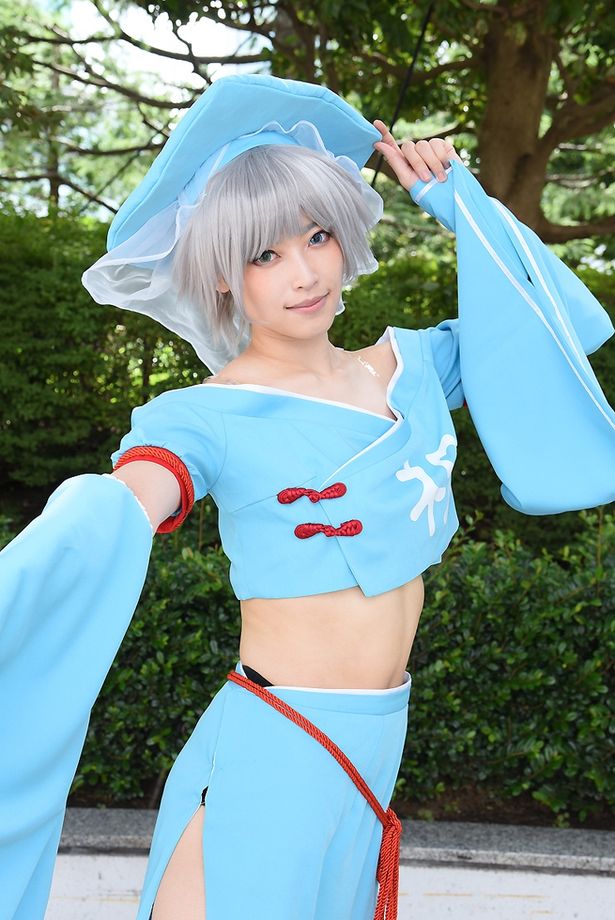 オリジナルコスプレ・予祝ちゃんに扮する一色華月さん