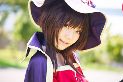 「この素晴らしい世界に祝福を！」のめぐみんに扮した、にみあさん(@nimia_3232)