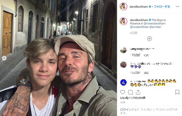 【写真を見る】美形一家集合！デイヴィッド・ベッカムが家族旅行の様子をインスタグラムに投稿