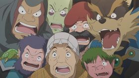 快活なキャラクターたちが顔を寄せ合う“ジブリ感”あふれるシーンに心がおどる！