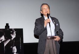 「市川雷蔵祭」トークショーに、元大映取締役/宣伝部長の櫻井正伍が登壇！