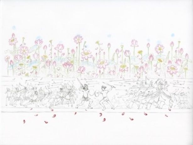 岡野玲子は映画のビジュアルイメージはもちろん、キャラクターのコンセプトにも関わっている