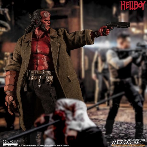 全身の可動でさまざまなポージングが可能(「ワン12コレクティブ/ HELLBOY: ヘルボーイ 1/12 アクションフィギュア」)