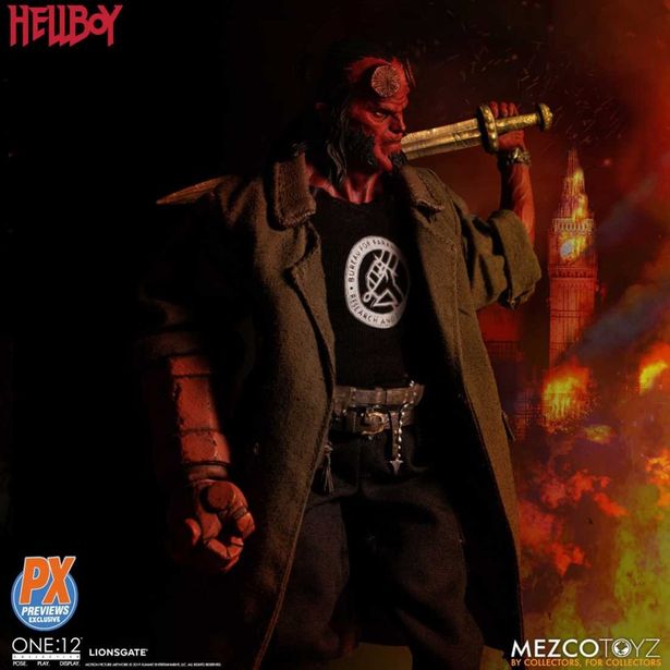 かっこいいポージングで映画のシーンを再現しよう(「ワン12コレクティブ/ HELLBOY: ヘルボーイ 1/12 アクションフィギュア アヌン・ウン・ラーマ ver」)