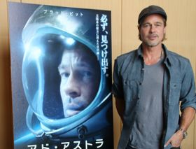 『アド・アストラ』で来日したブラッド・ピット