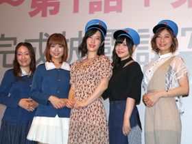 植田佳奈、渕上舞、原由実、津田美波、安済知佳が登壇