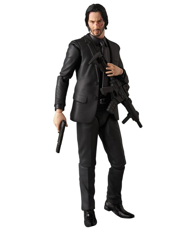 各種パーツが多数付属している(「MAFEX JOHN WICK」)