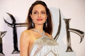 マレフィセント役のアンジェリーナ・ジョリー