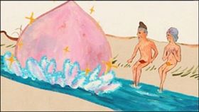 川で瞑想中のおじいさんとおばあさんが桃を拾ったことからはじまる「桃太郎の部屋」など3話を公式サイトで先行配信中