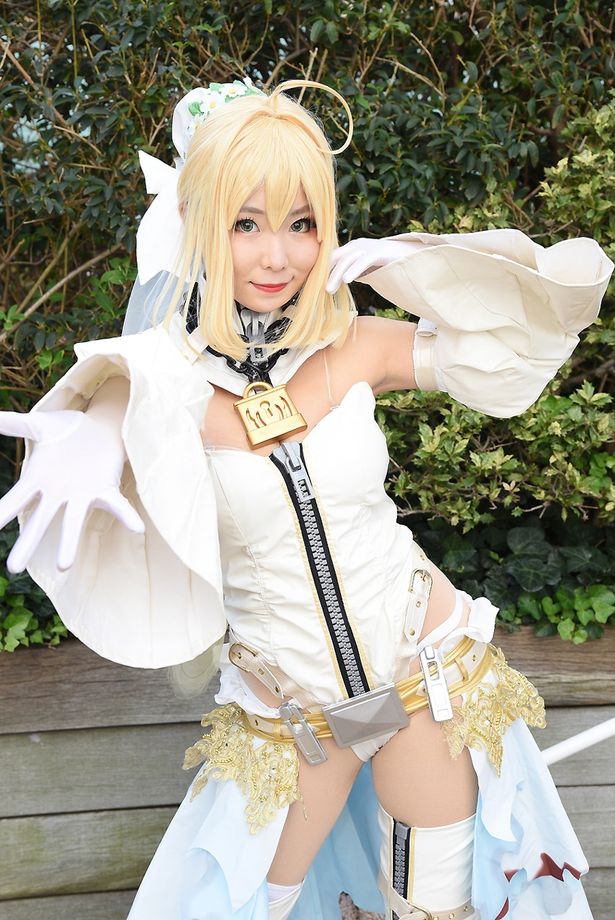 「Fate/Grand Order」のネロ・クラウディウスに扮する合成甘味料さん