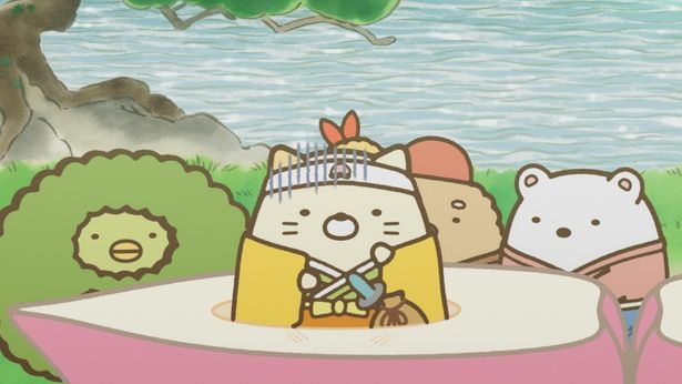ねこは「桃太郎」の世界に吸い込まれてしまう