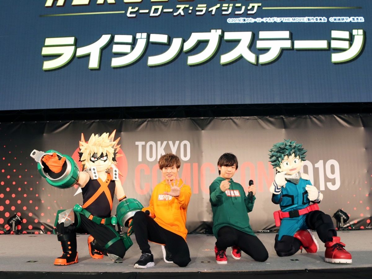 生アフレコも披露！『ヒロアカ』声優山下大輝、岡本信彦の「東京
