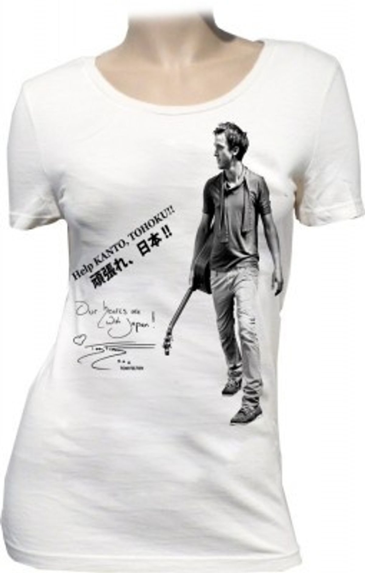 トム・フェルトン、東日本大震災被災者のためにTシャツを販売！｜最新 
