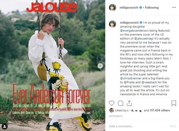 エヴァーは「JaLouse Magazine」の表紙を飾るなど、モデルとしても注目されている