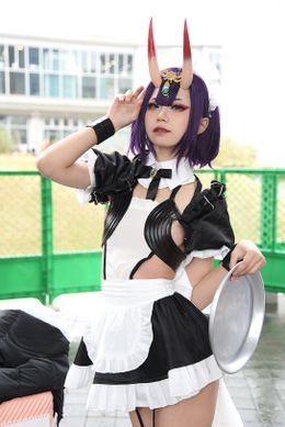 「Fate/Grand Order」の酒呑童子に扮するHatnYangさん