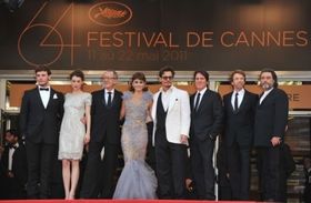 第64回カンヌ国際映画祭に出席した一同