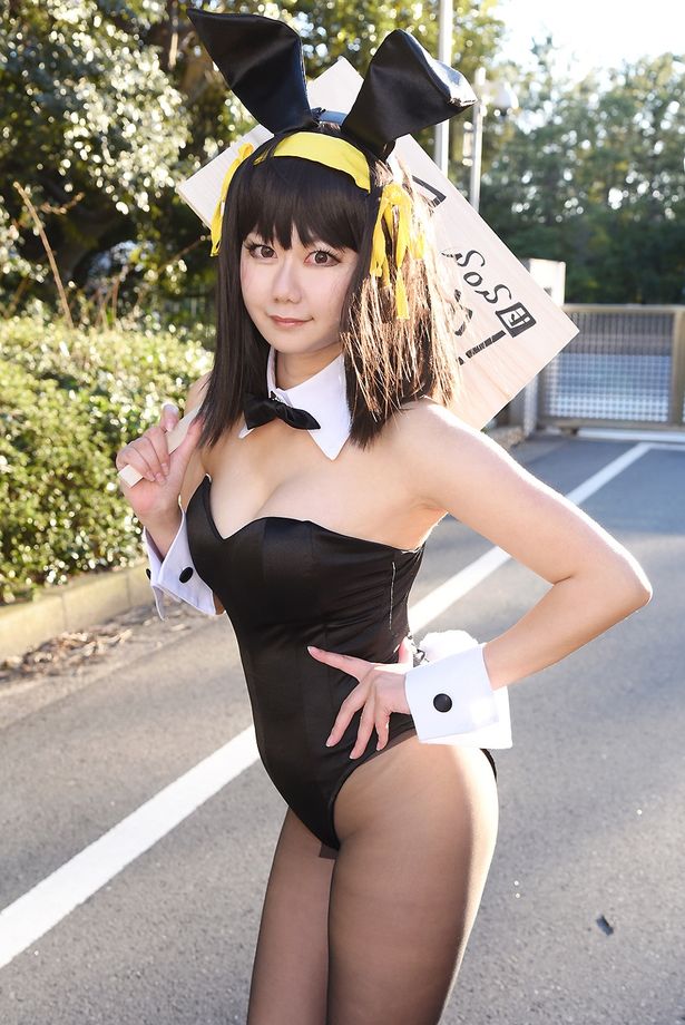 「涼宮ハルヒの憂鬱」の涼宮ハルヒに扮する湊音みなさん