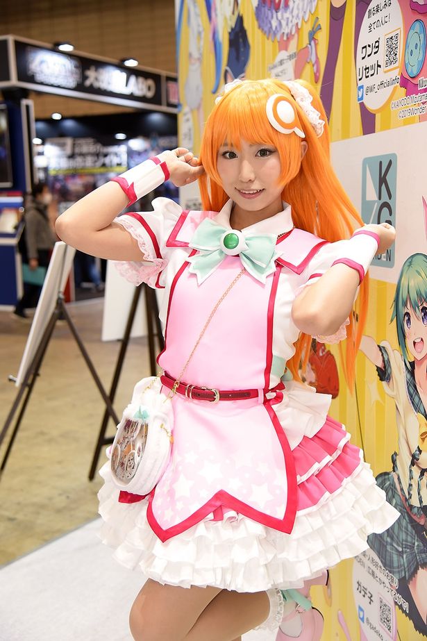 ホビーショップ「あみあみ」のマスコットキャラクター・あみこに扮する水瀬ちかさん