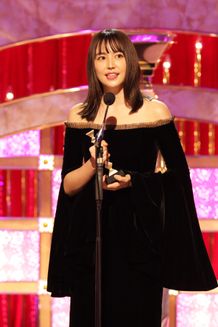 『キングダム』で最優秀助演女優賞を受賞した長澤まさみ