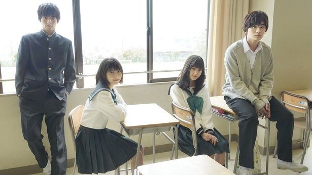 【写真を見る】『ふりふら』実写版には浜辺美波、北村匠海が参加！青春感あふれる4ショット