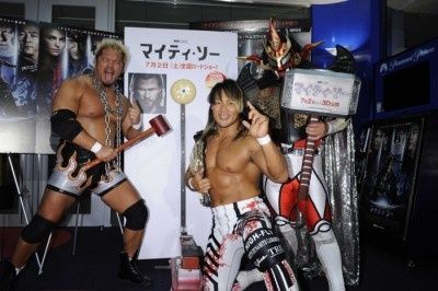 『マイティ・ソー』のイベントに登場した一同