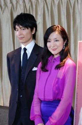 映画「セカンドバージン」の取材会に出席した長谷川博己、鈴木京香