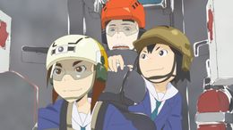 3人がロボットのコクピットに乗り込む“最強の世界”を映像化！