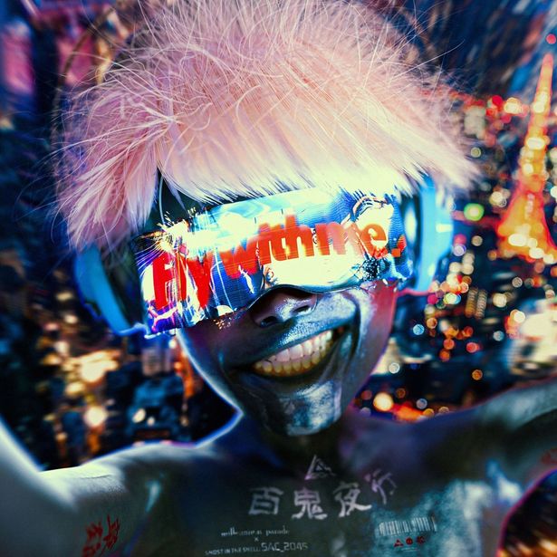 millennium parade × ghost in the shell: SAC_2045版「Fly with me」のビジュアル