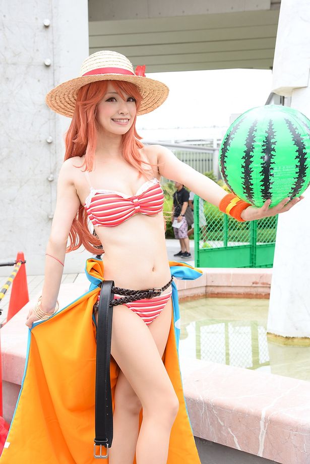 「グランブルーファンタジー」のマリーに扮する葉月うみさん