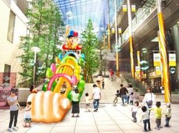 嵐・大野智が演じる怪物くんをリアルに再現した、超巨大スライダーの完成予想図